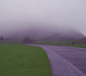 Arthurʼs Seat - misty