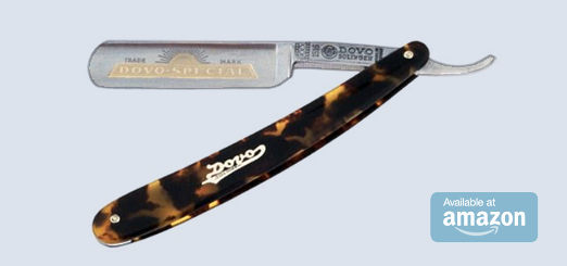 DOVO Straight Razor with Imitation Tortoiseshell Handle